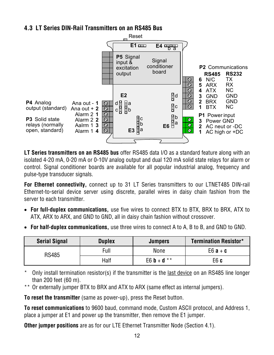 Laurel Electronics Ethernet Node Configuration for Series 2 Digital Panel Meters, Counters, Timers, Transmitters and Ethernet-to-Serial Device Servers User Manual | Page 12 / 44