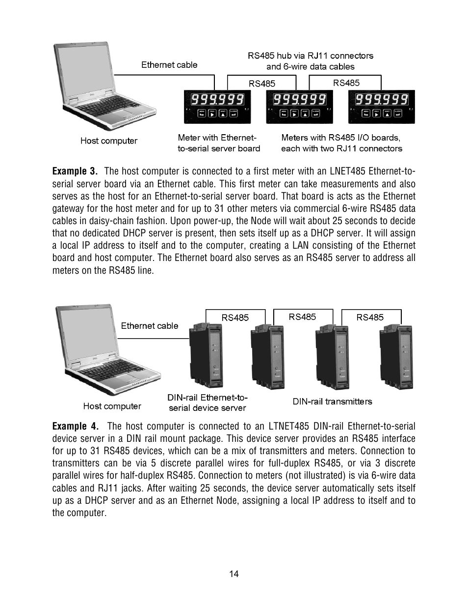 Laurel Electronics Ethernet Node Configuration for Series 2 Digital Panel Meters, Counters, Timers, Transmitters and Ethernet-to-Serial Device Servers User Manual | Page 14 / 44
