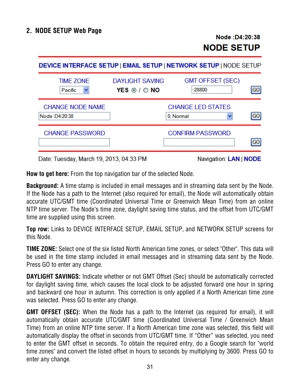 Laurel Electronics Ethernet Node Configuration for Series 2 Digital Panel Meters, Counters, Timers, Transmitters and Ethernet-to-Serial Device Servers User Manual | Page 31 / 44