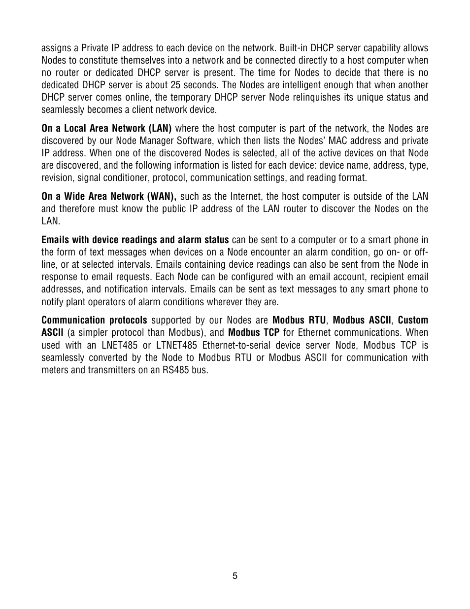 Laurel Electronics Ethernet Node Configuration for Series 2 Digital Panel Meters, Counters, Timers, Transmitters and Ethernet-to-Serial Device Servers User Manual | Page 5 / 44