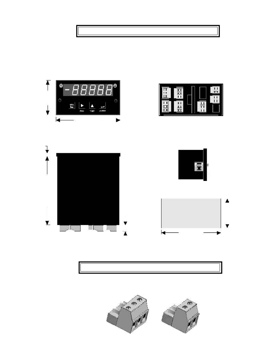 Panel mounting, Connectors | Laurel Electronics LAUREATE SERIES COUNTER_TIMER User Manual | Page 9 / 56