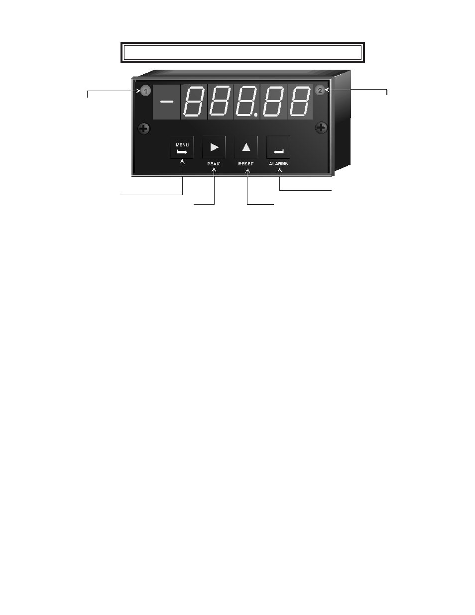 Front panel setup keys | Laurel Electronics LAUREATE SERIES DPM User Manual | Page 10 / 48