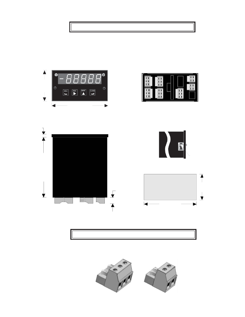 Panel mounting, Connectors | Laurel Electronics LAUREATE SERIES DPM User Manual | Page 9 / 48