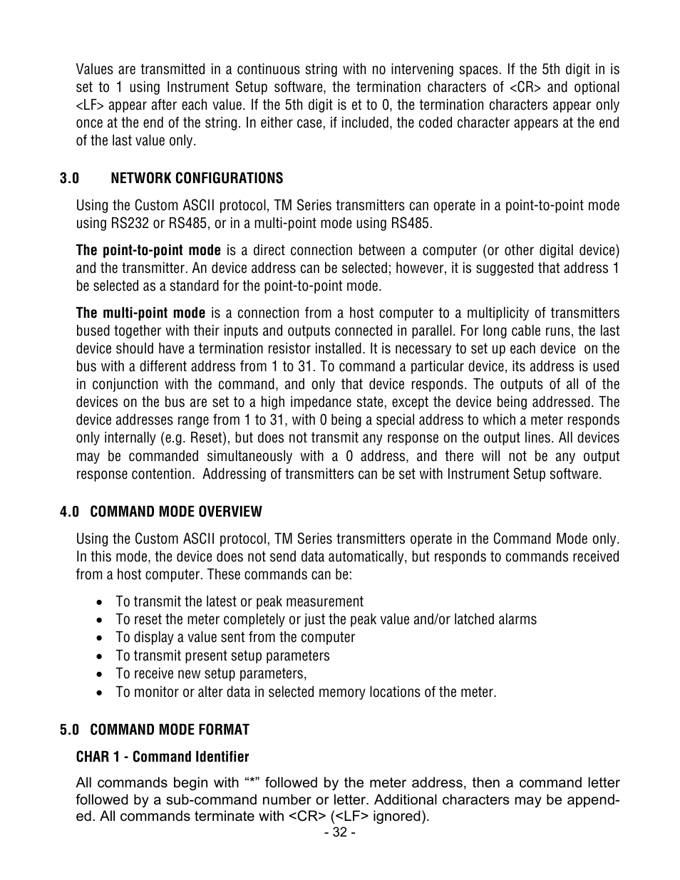 Laurel Electronics LTM DPM SERIES ANALOG INPUT, SERIAL DATA OUTPUT User Manual | Page 32 / 40