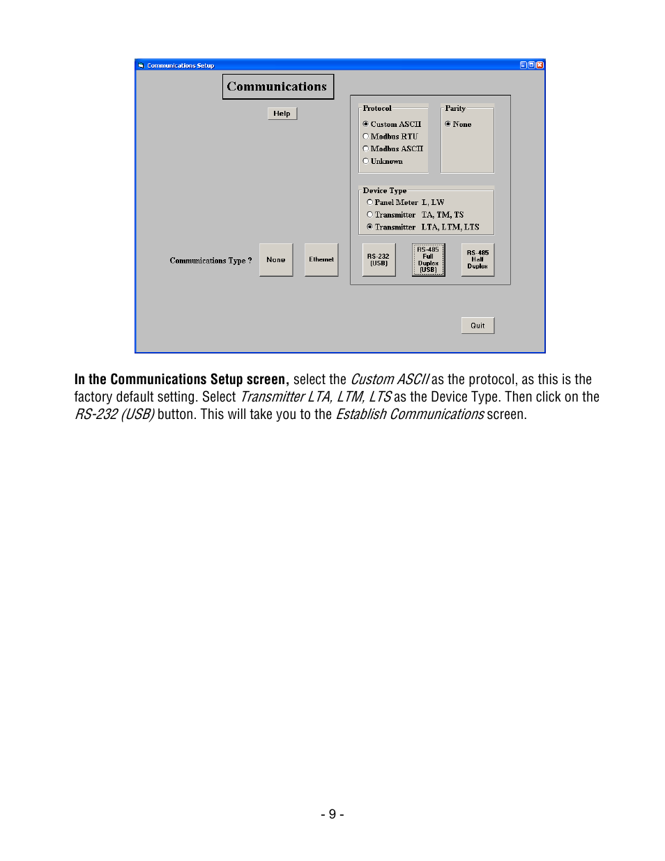 Laurel Electronics LTM DPM SERIES ANALOG INPUT, SERIAL DATA OUTPUT User Manual | Page 9 / 40