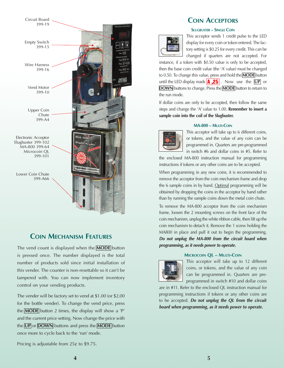 Laurel Metal 399-D Diaper Vender User Manual | Page 3 / 4
