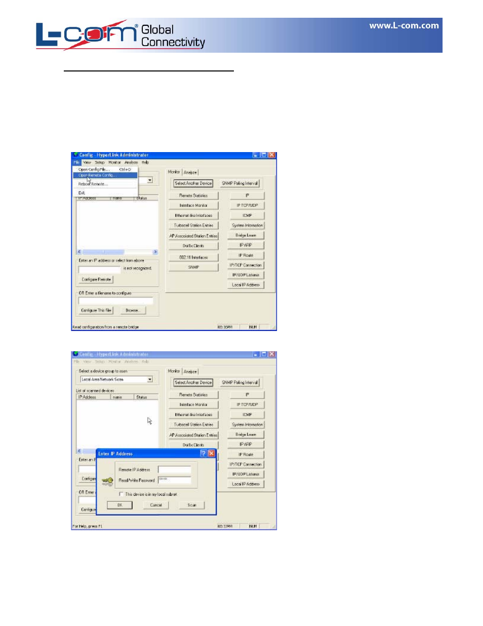 Ha2401-xi-325_pro_5, Configuring the wireless router | L-com WL05U-G/GI Series Kits User Manual | Page 5 / 14