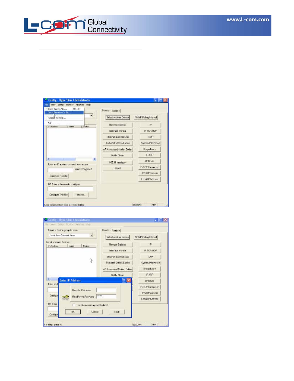 Ha2401-xi-325x_pro_5, Configuring the wireless router | L-com WL05U-GX/GXI Series Kits User Manual | Page 5 / 14