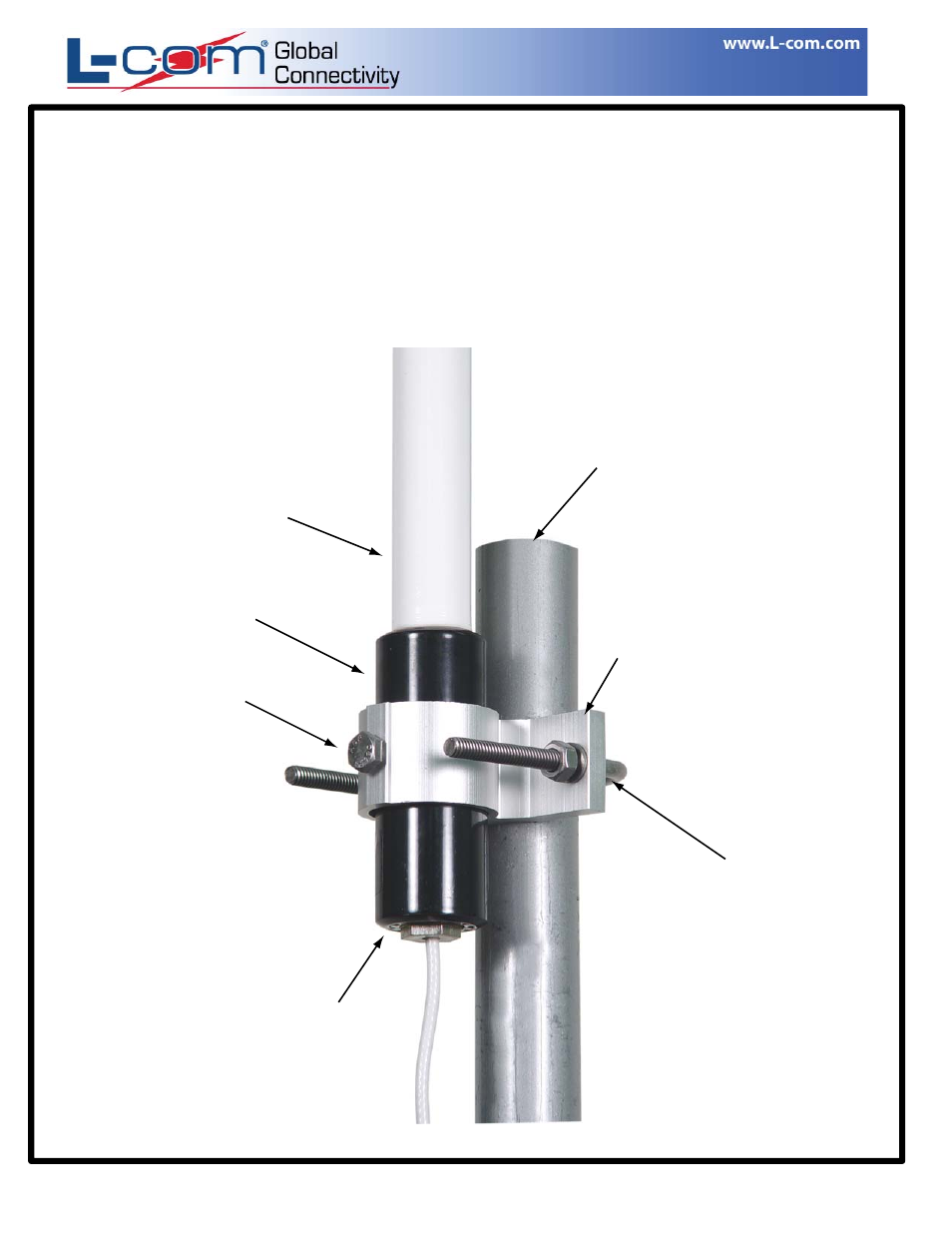 Ip-00087_p2.pdf, Installation instructions model: hg2408u | L-com HG2408U User Manual | Page 2 / 2