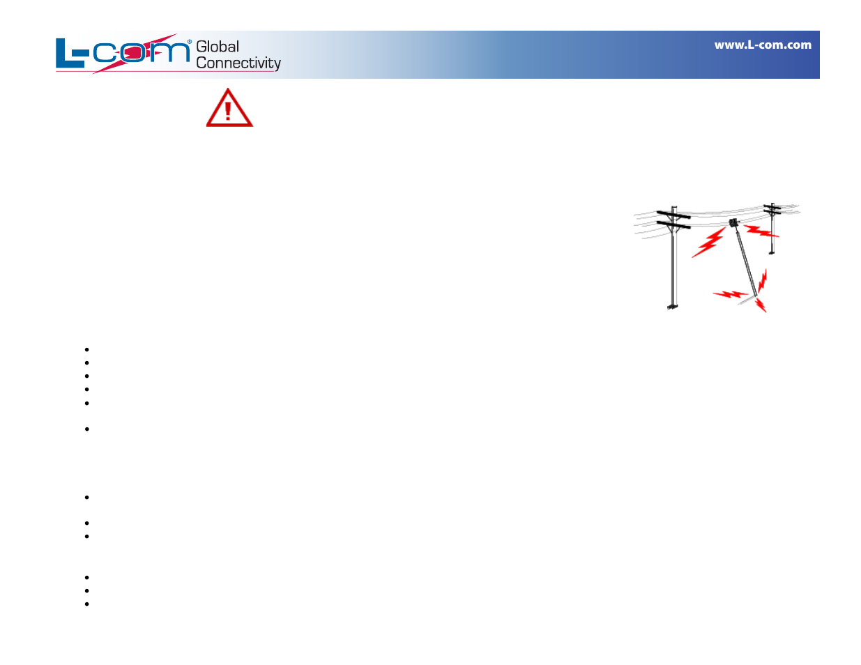 L-com HG2420P-90/120 User Manual | 2 pages