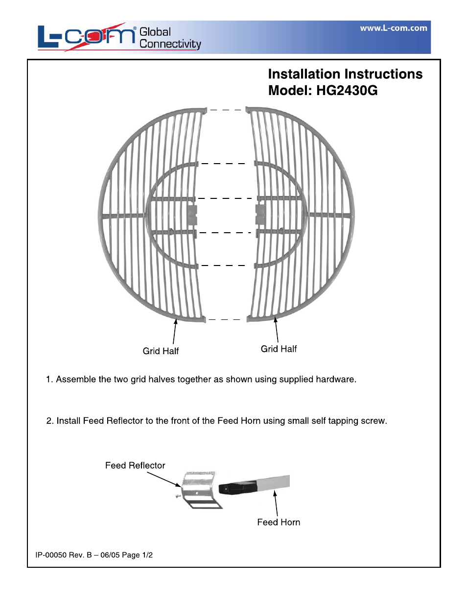 Hg2430g_install_2 | L-com HG2430G User Manual | Page 2 / 3