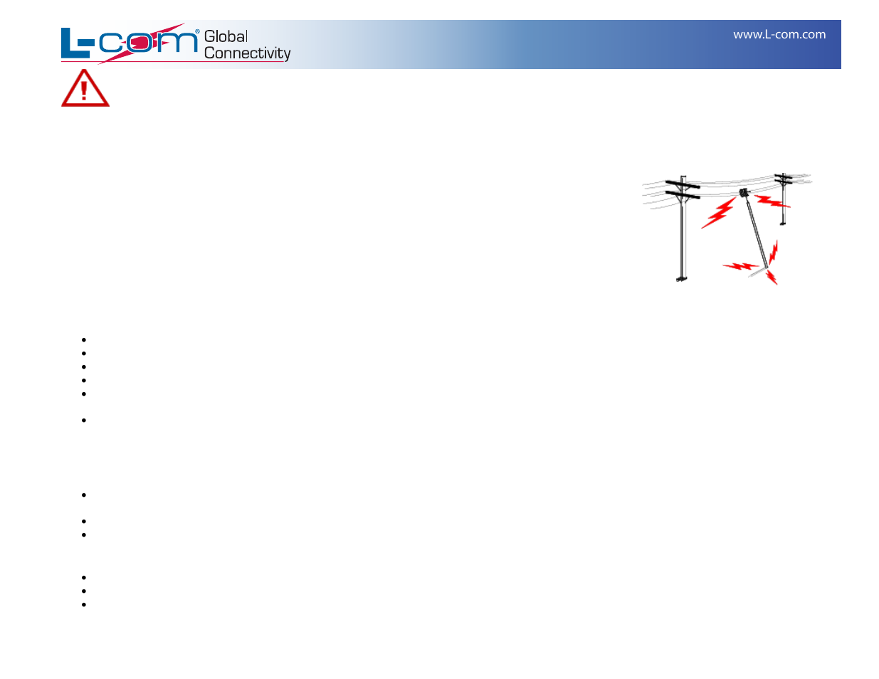 L-com HG5822P User Manual | 2 pages