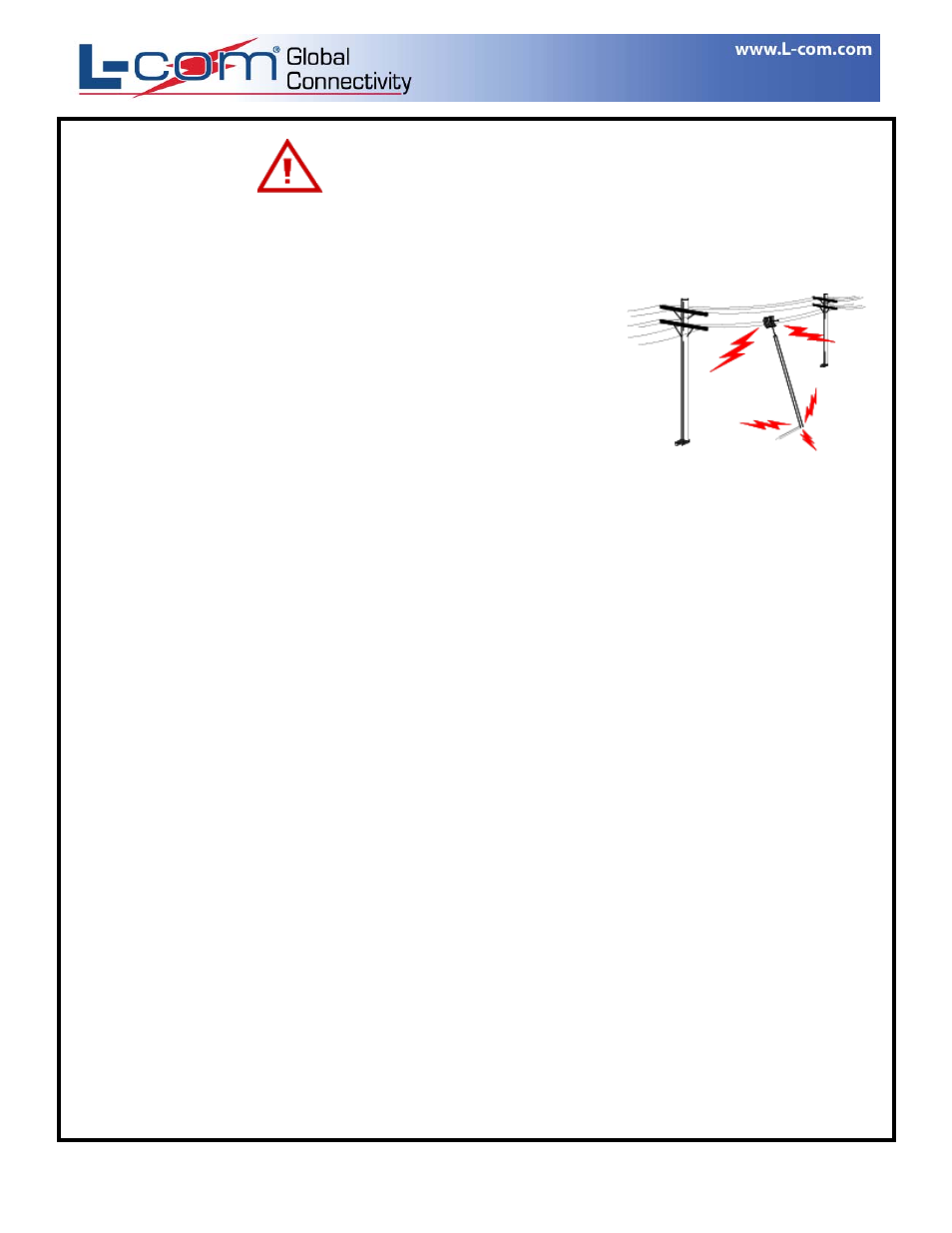 L-com HG5822G User Manual | 3 pages