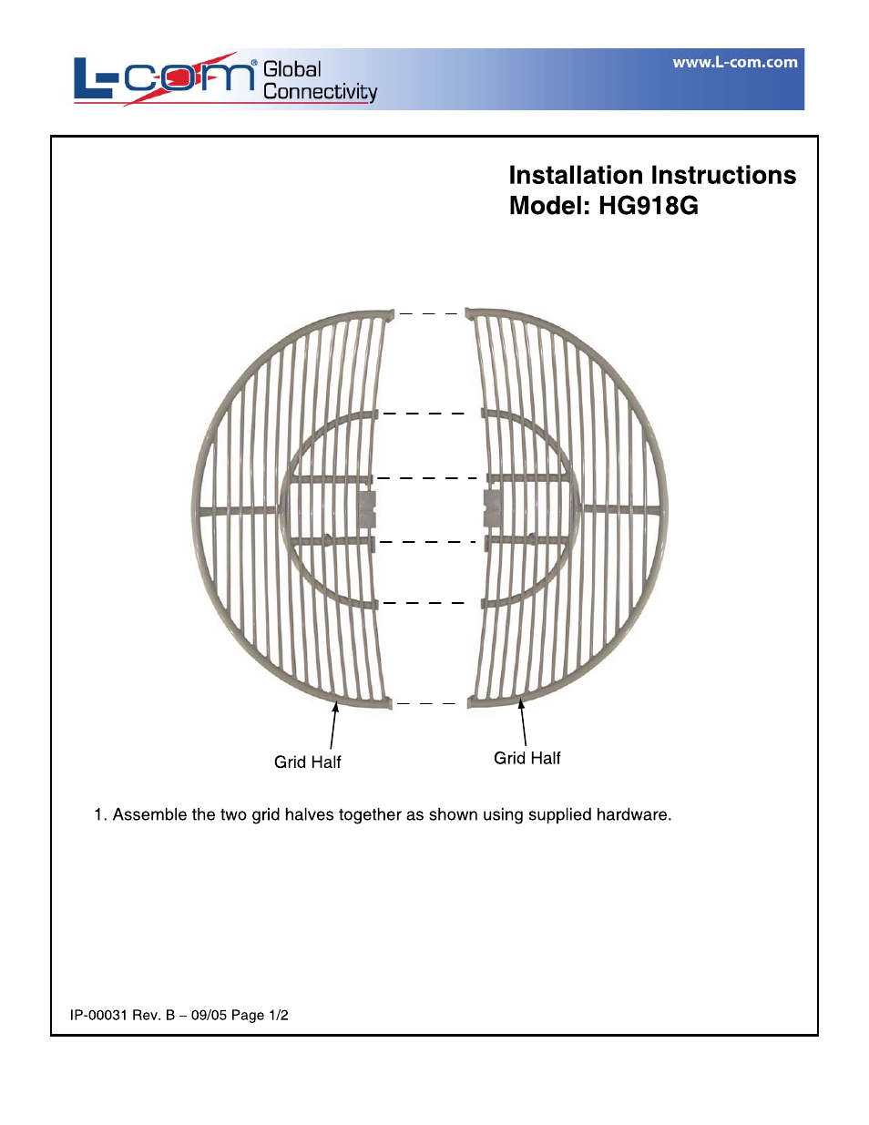 Hg918g_install_2 | L-com HG918G User Manual | Page 2 / 3