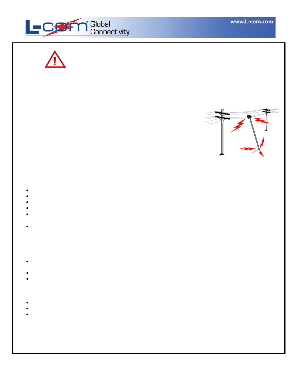 L-com DP245 Diplexer for 2.4 GHz / 5 GHz User Manual | 2 pages