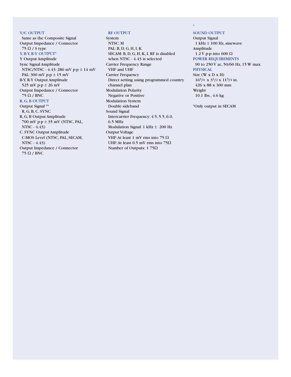 LEADER LT416 User Manual | Page 2 / 2