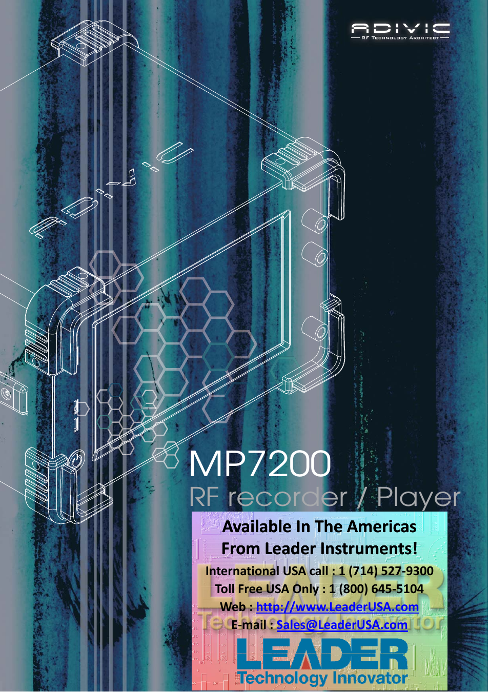 LEADER MP7200 User Manual | 6 pages