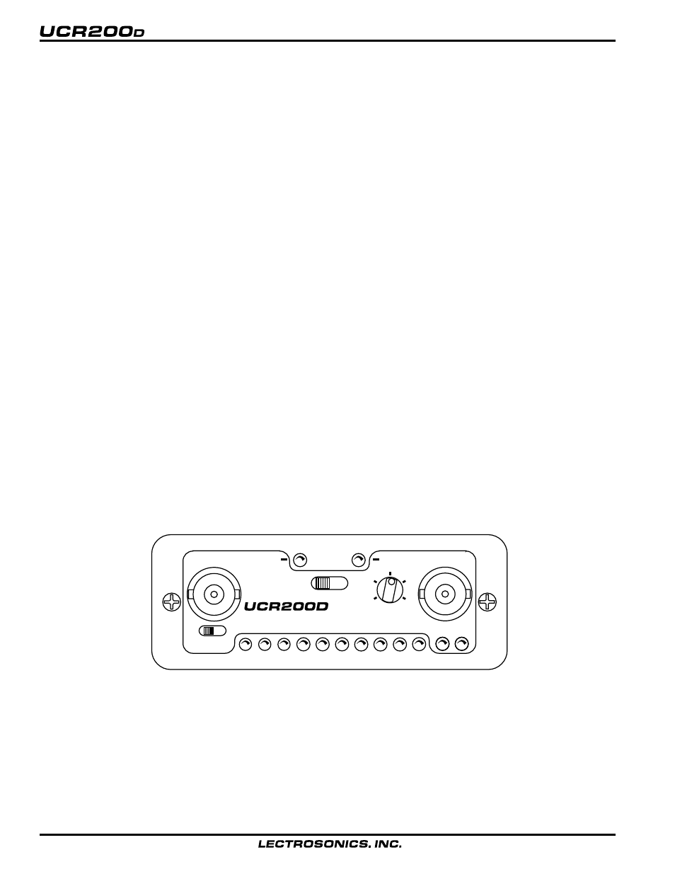 Front panel controls and functions | Lectrosonics UCR200d User Manual | Page 6 / 14