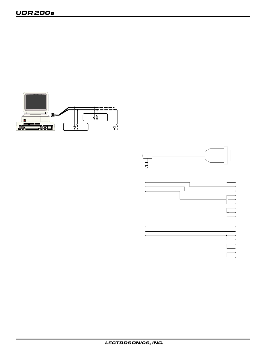 Lecnet, Computer interface, Lecnet hardware hints | Lectrosonics UDR200b User Manual | Page 12 / 22