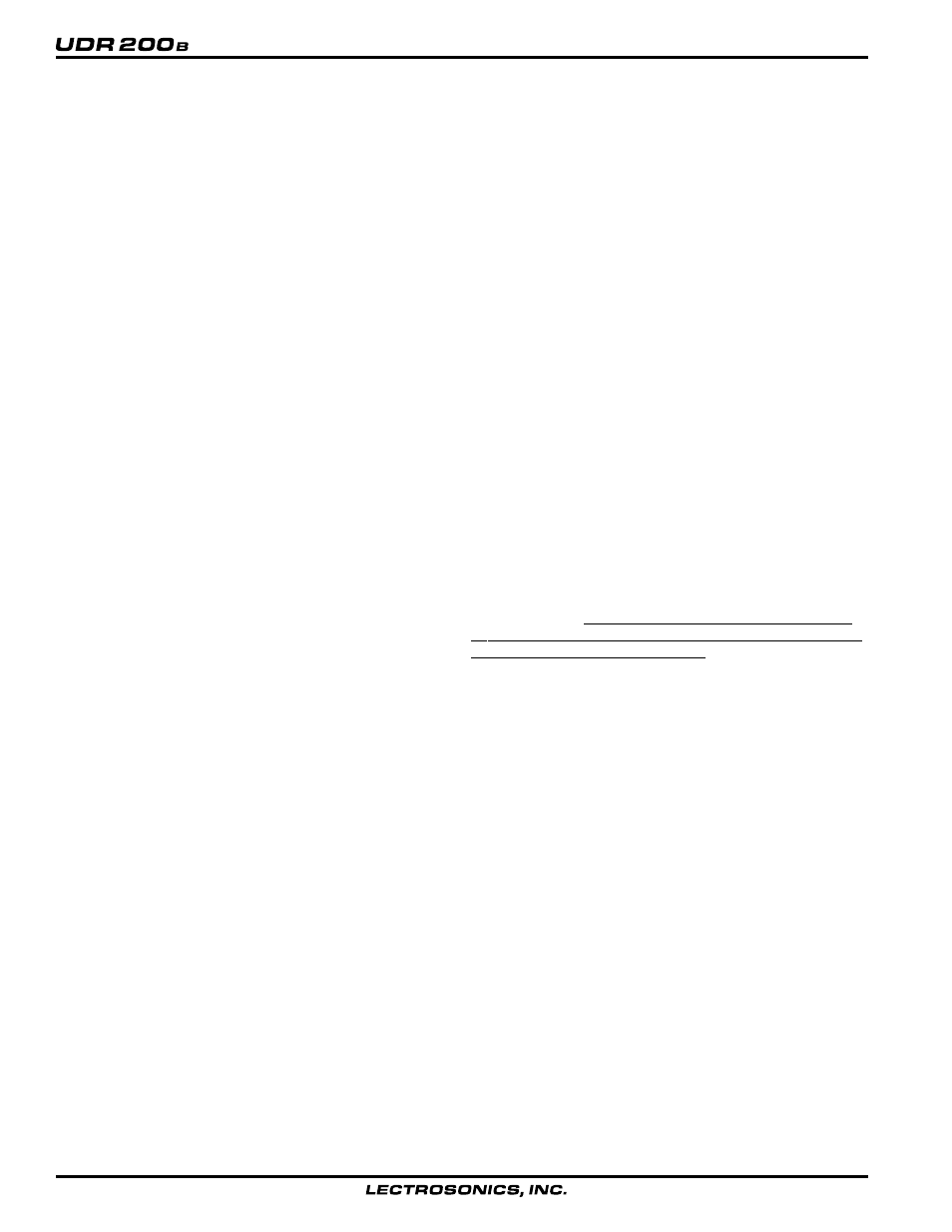 Lectrosonics UDR200b User Manual | Page 6 / 22