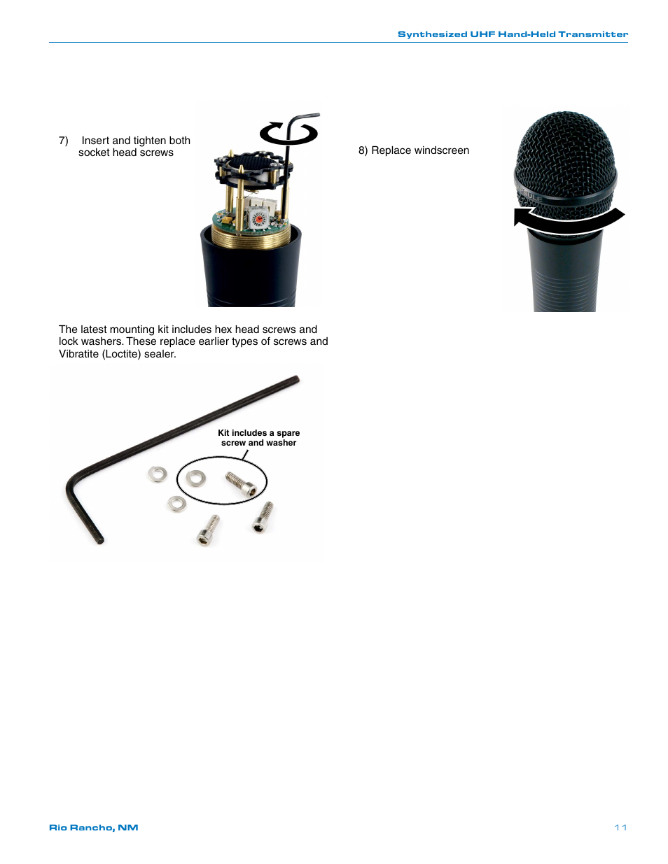 Lectrosonics UT400 User Manual | Page 11 / 20