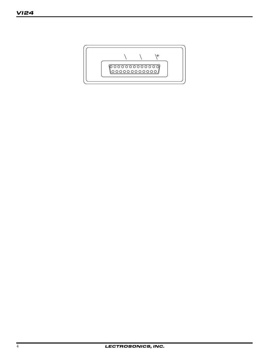 Rear panel controls and functions, Installing the software, Logic outputs | Lectrosonics VI24 User Manual | Page 4 / 16