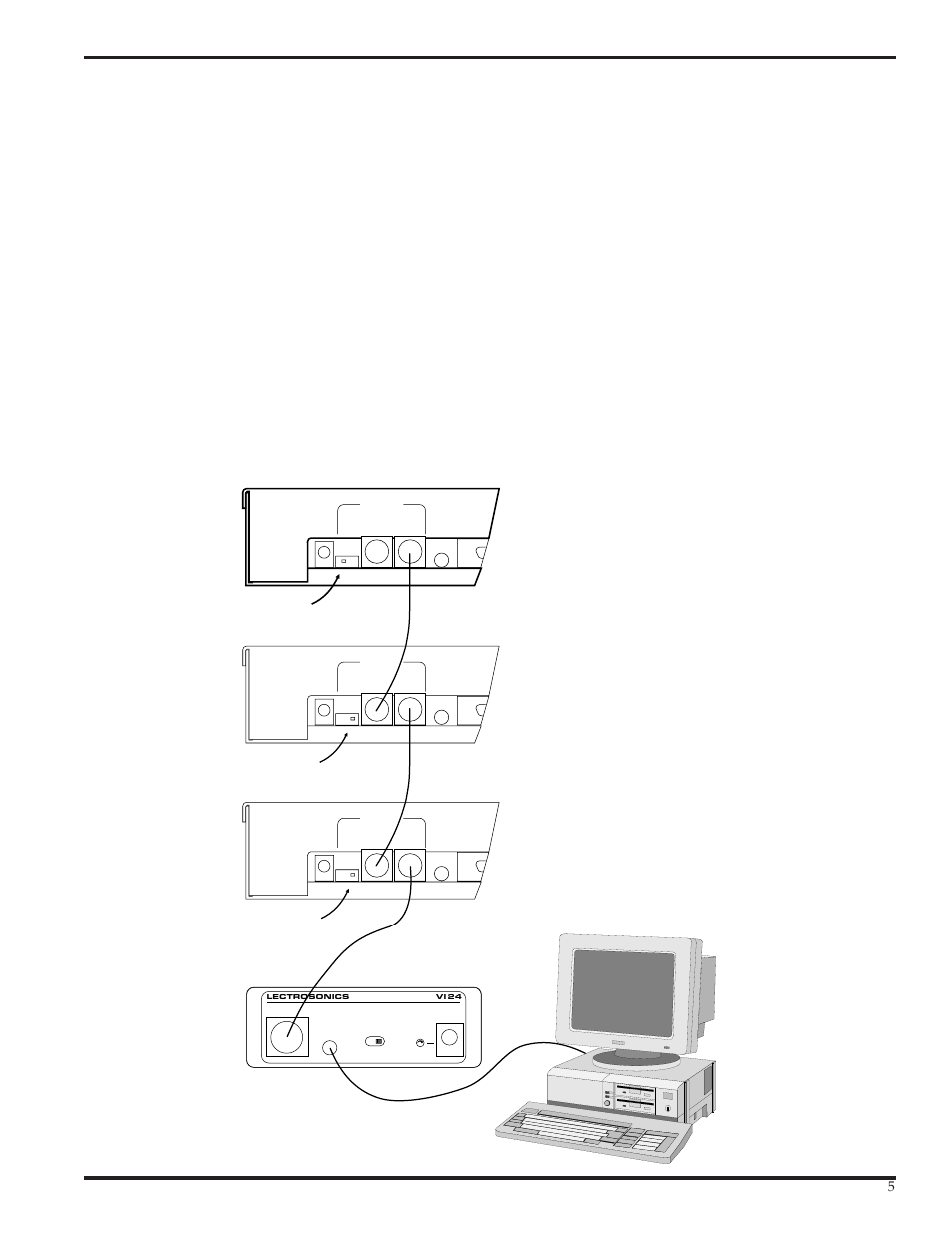 Installing the hardware, Required connections, Optional connections | Am8 (slave), Am8 (master), Video switcher interface, Rio rancho, nm – usa 5, Switch in slave position, Switch in master position | Lectrosonics VI24 User Manual | Page 5 / 16