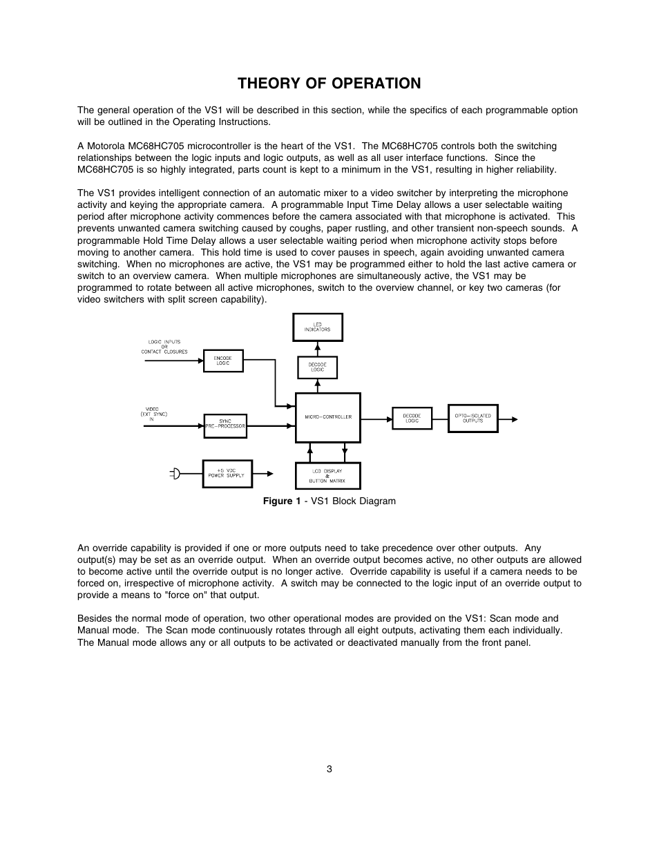 Theory of operation | Lectrosonics VS1 User Manual | Page 3 / 12