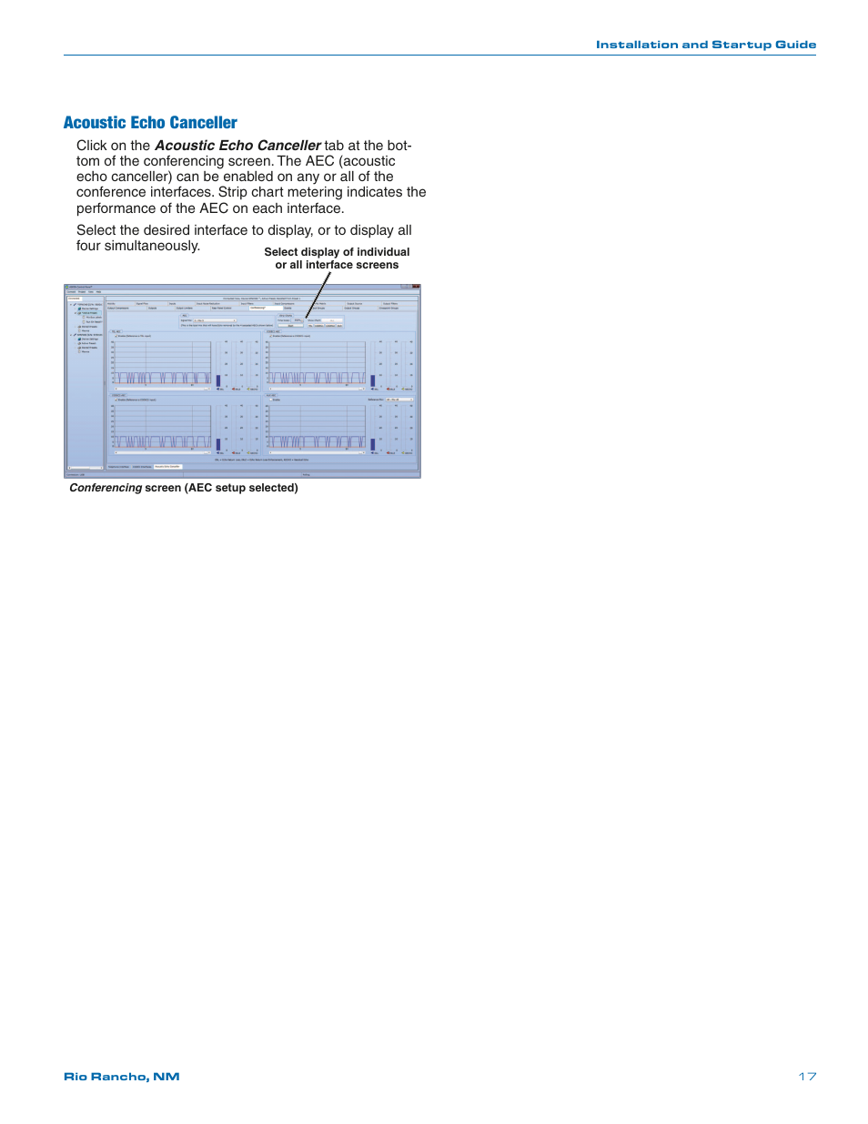Acoustic echo canceller | Lectrosonics SPNCWB User Manual | Page 17 / 24