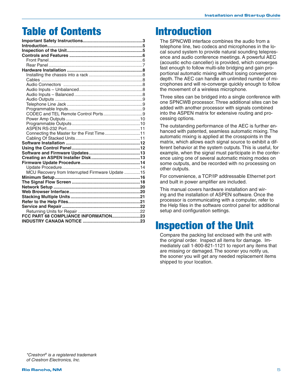Lectrosonics SPNCWB User Manual | Page 5 / 24