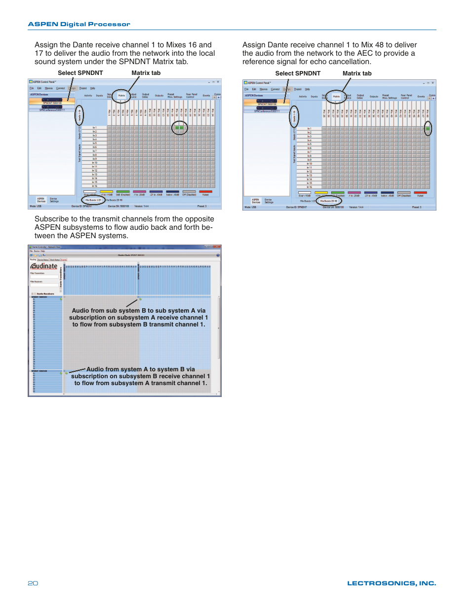 Lectrosonics SPNDNT User Manual | Page 20 / 28