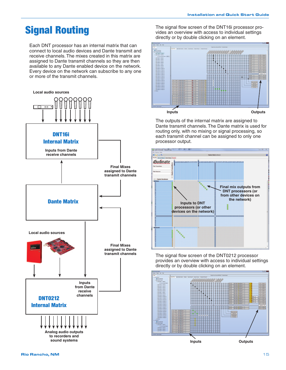 Signal routing | Lectrosonics DNT16i User Manual | Page 15 / 20