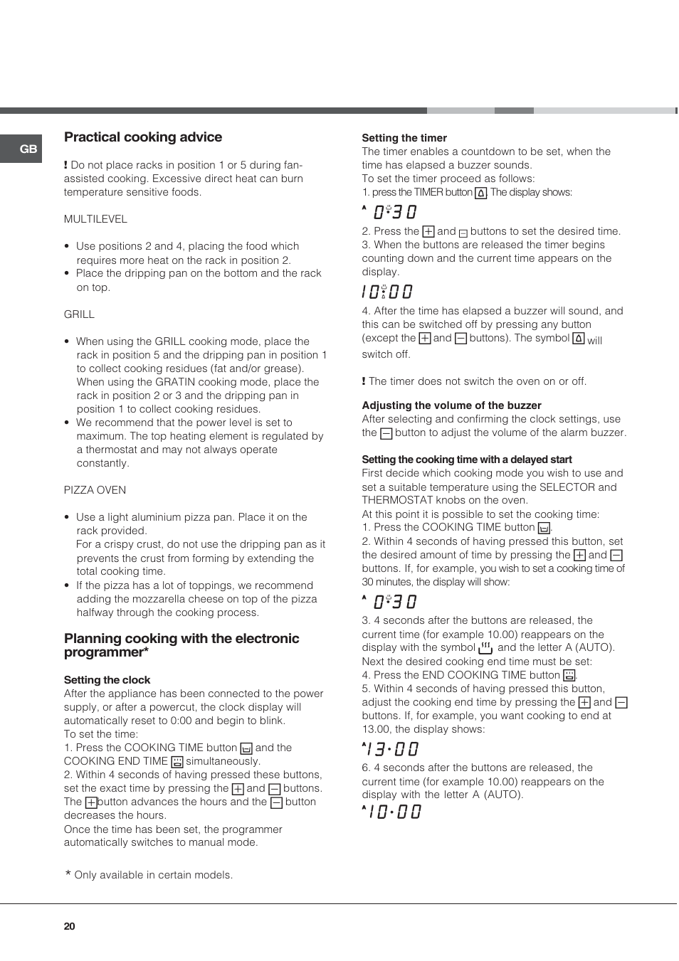 Ariston CE6VP4 User Manual | Page 20 / 76