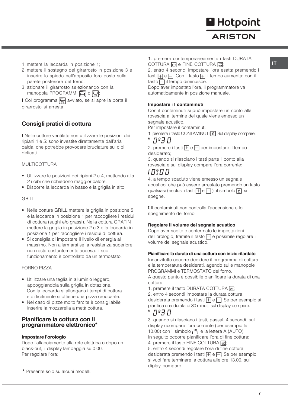 Ariston CE6VP4 User Manual | Page 7 / 76