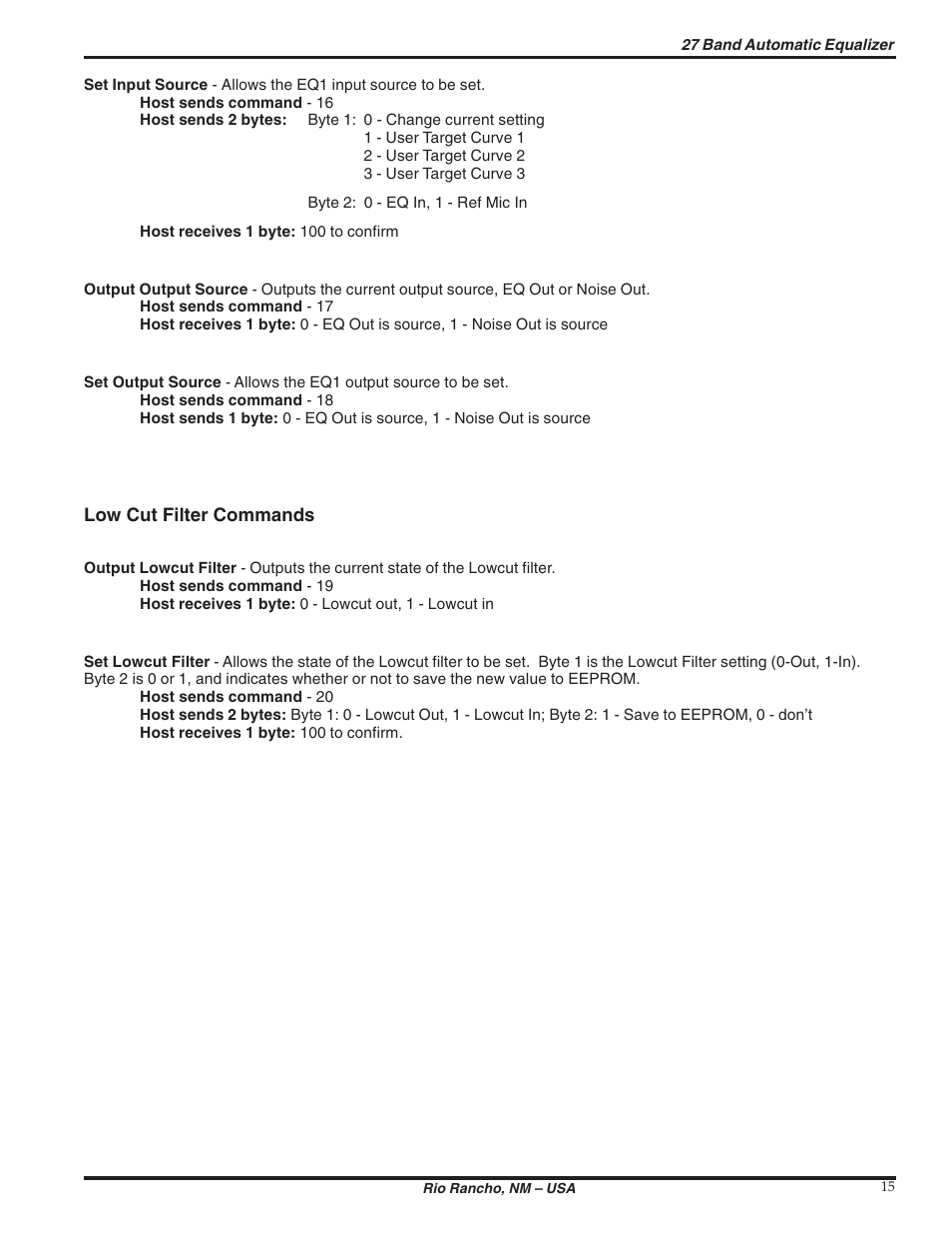 Lectrosonics EQ1_EQ2 User Manual | Page 15 / 16