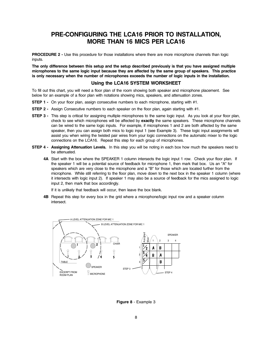 Using the lca16 system worksheet | Lectrosonics LCA16 User Manual | Page 9 / 18