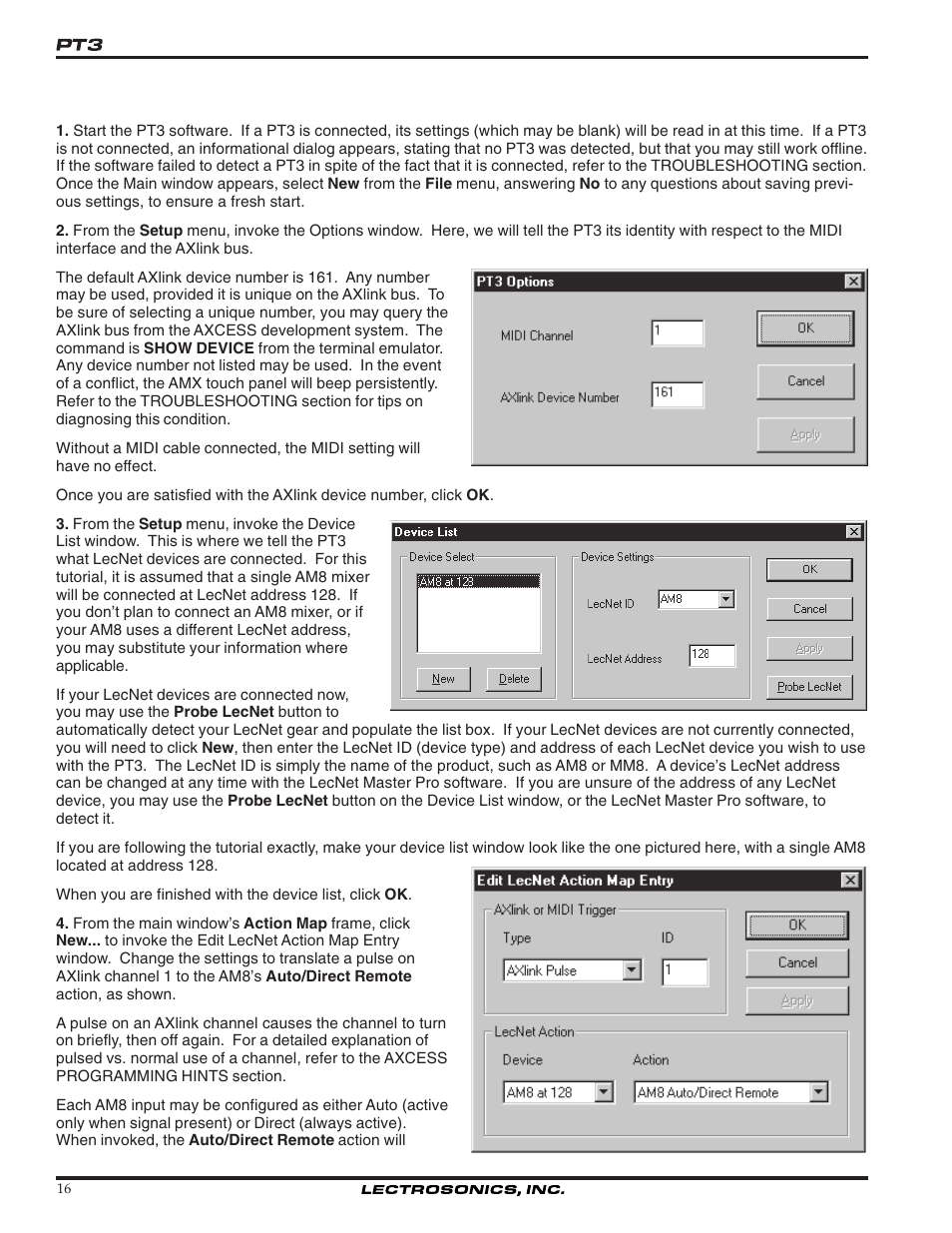 Lectrosonics PT3 User Manual | Page 16 / 30