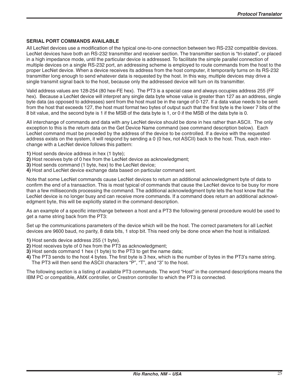 Lectrosonics PT3 User Manual | Page 25 / 30