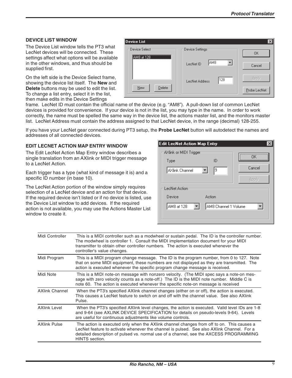 Lectrosonics PT3 User Manual | Page 9 / 30