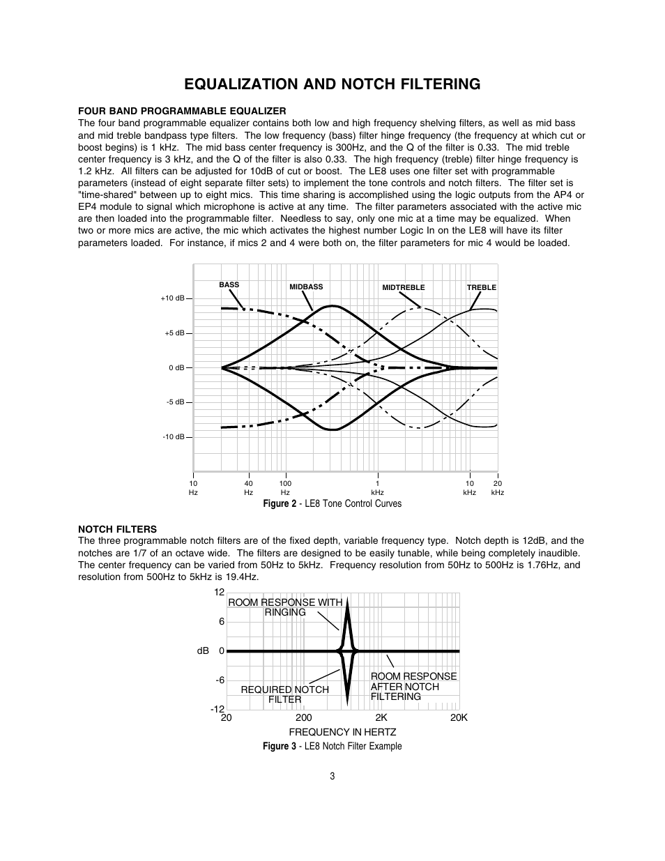 Equalization and notch filtering | Lectrosonics LE Series User Manual | Page 4 / 13