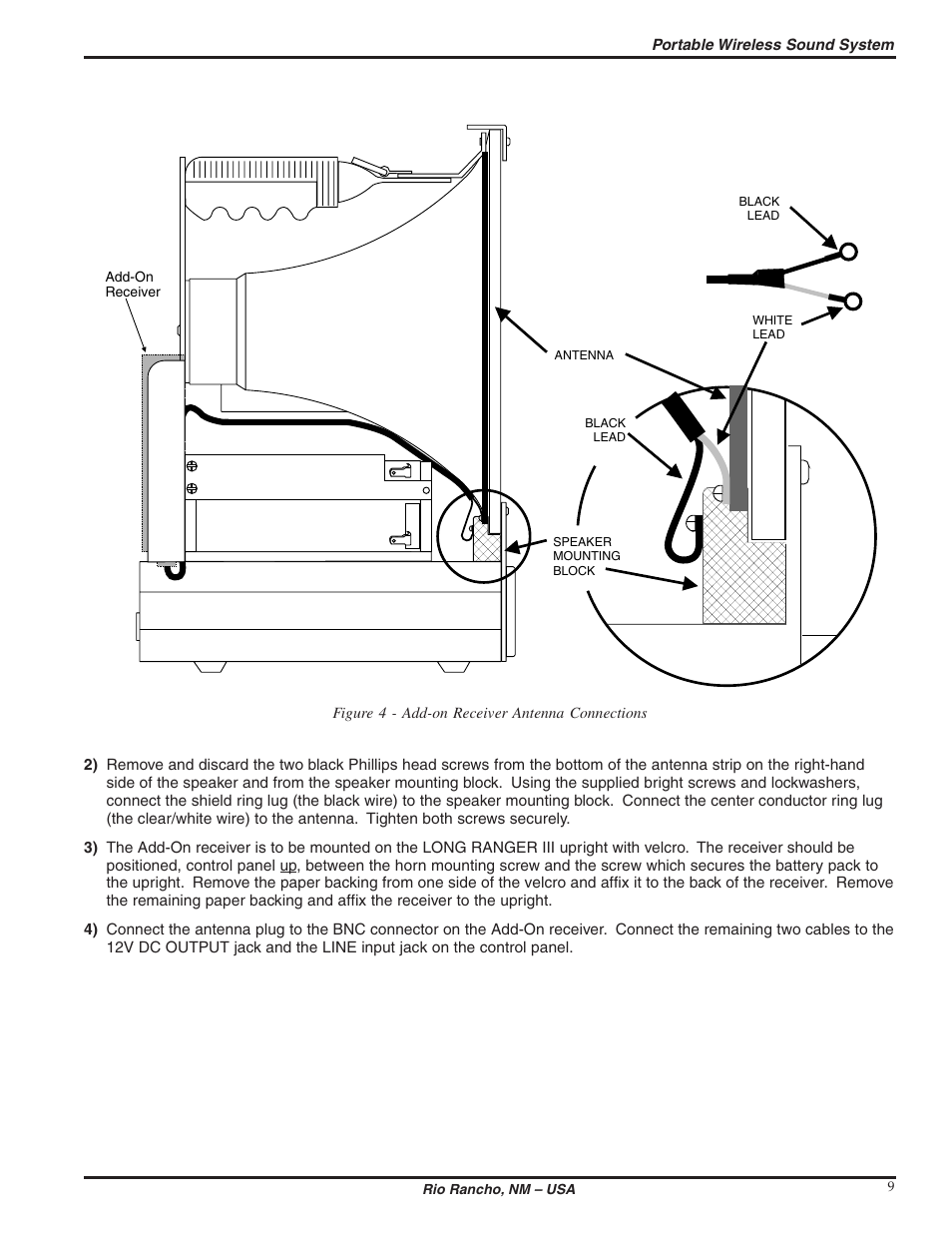 Battery | Lectrosonics Long Ranger III User Manual | Page 9 / 16