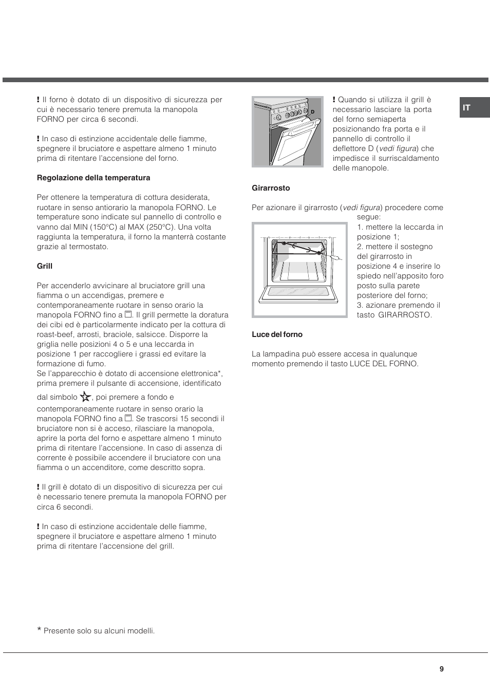 Ariston CG64SG3 User Manual | Page 9 / 68