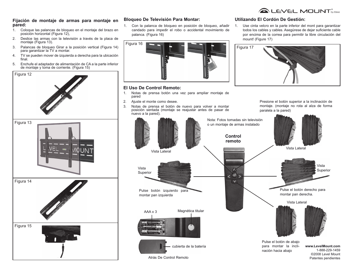 Level Mount DC42SM User Manual | Page 6 / 9