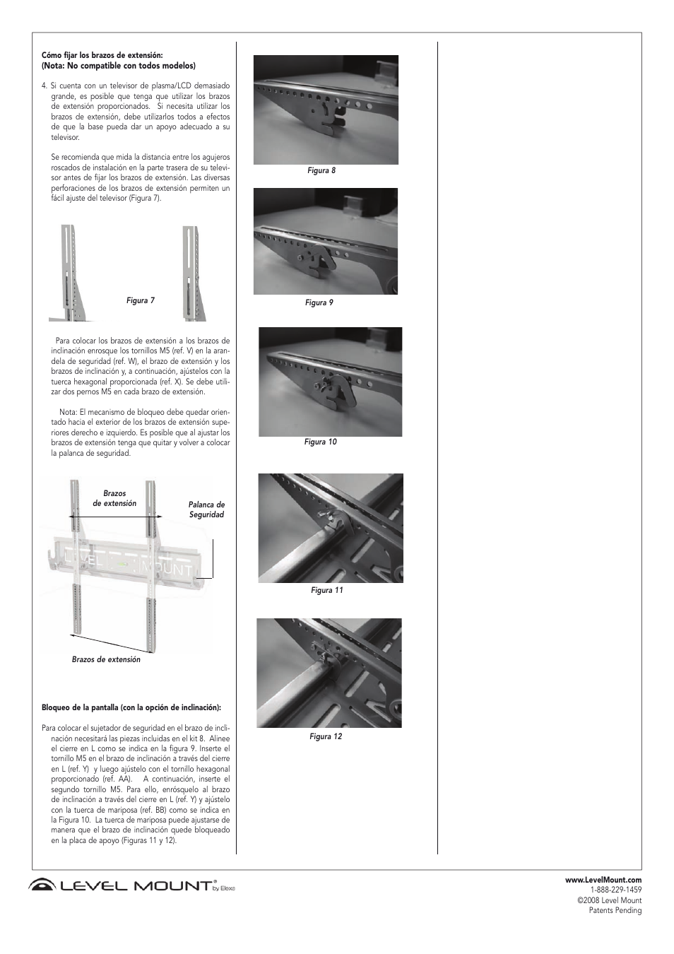 Level Mount LM50HDCC User Manual | Page 8 / 12