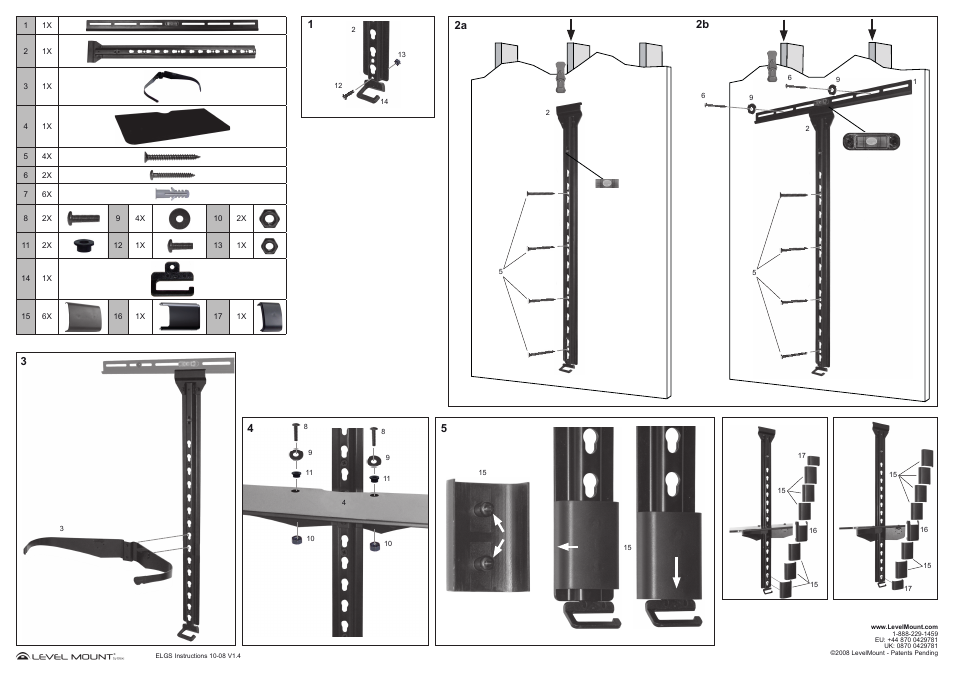 Level Mount ELGS User Manual | Page 2 / 2