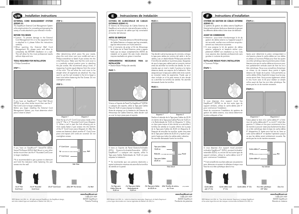 Level Mount ELEW5-07 User Manual | 1 page