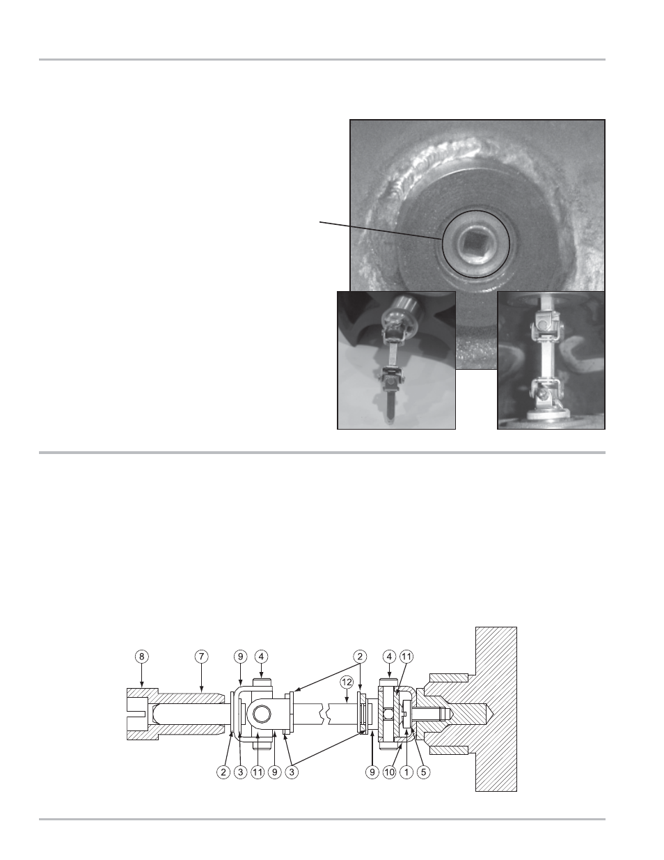 Disassembling the meter, Universal joint assembly, Universal joint components | Liquid Controls MS Meters User Manual | Page 26 / 40