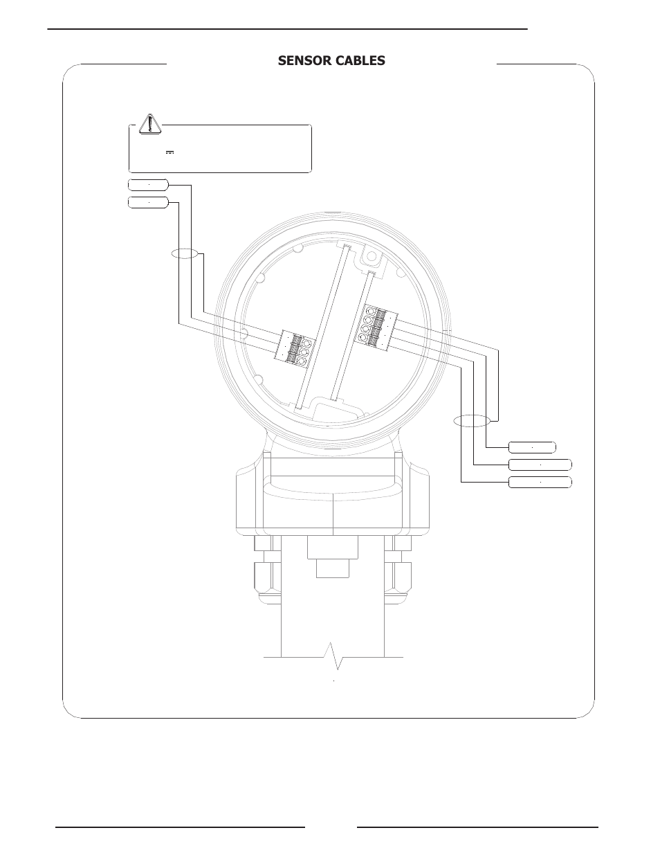 Cables from sensor | Liquid Controls HML4-F1 - LCMag User Manual | Page 9 / 40