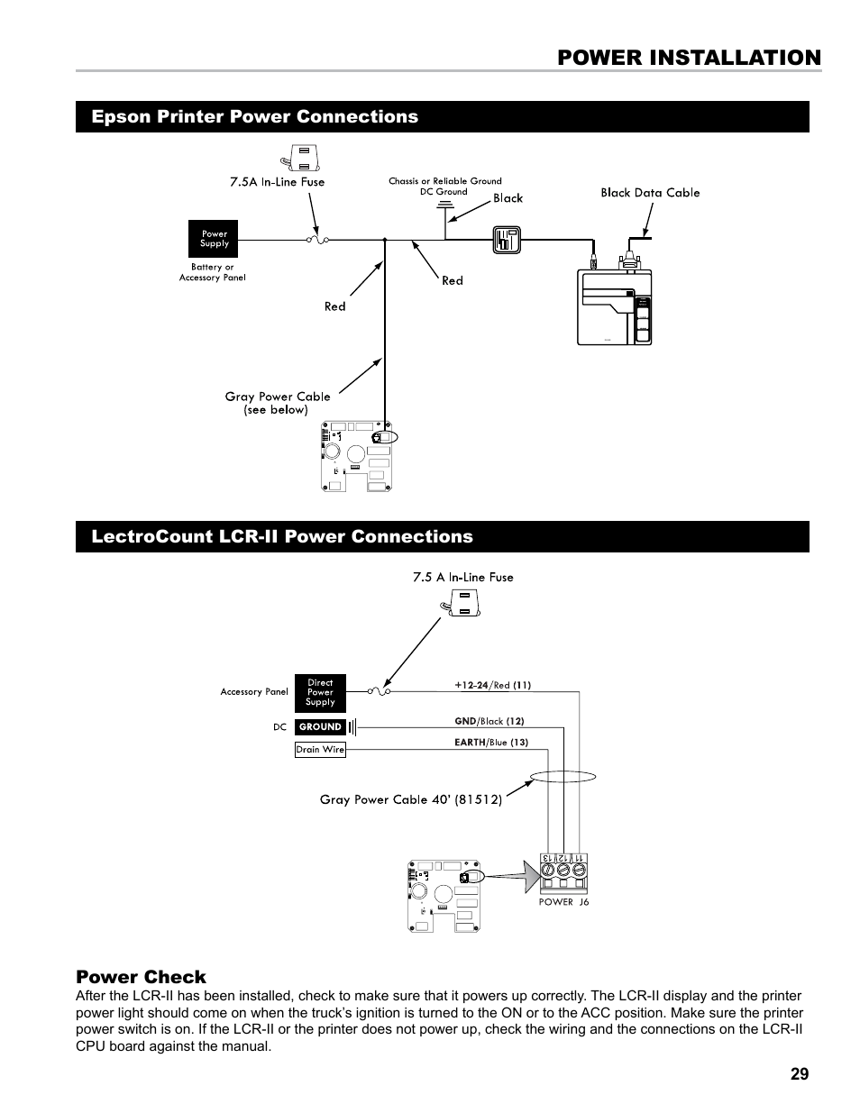 Power installation | Liquid Controls LCRII Install E3650-E3651 Series User Manual | Page 29 / 40