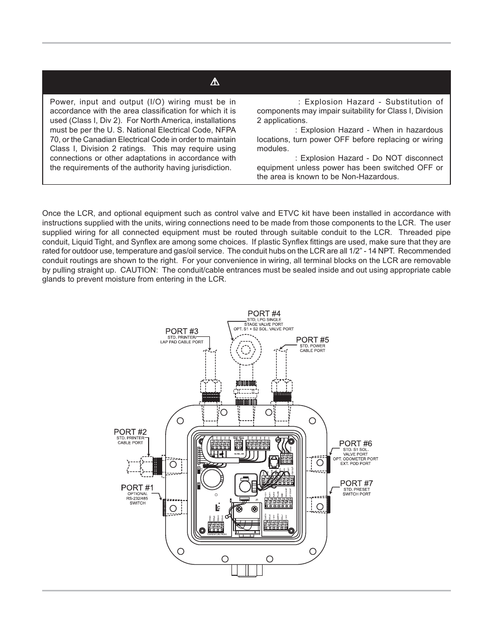 Wiring the lcr | Liquid Controls LCR Install User Manual | Page 11 / 24